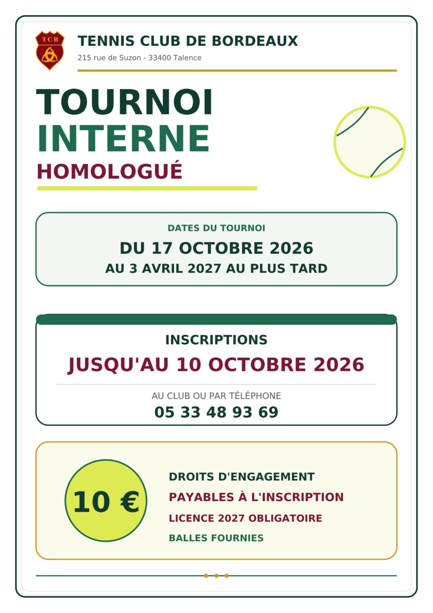 Tournoi Interne