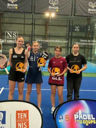 Fin de saison chargée pour les jeunes padelistes du TCB !