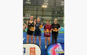 Fin de saison chargée pour les jeunes padelistes du TCB !