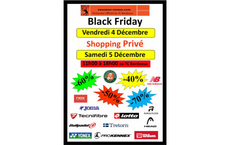 Black Friday et Shopping Privé