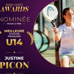 Soutenons Justine Picon aux Padel Quest Awards 2026 !